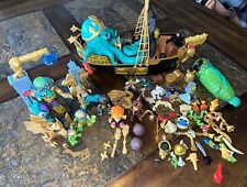 Treasure X Pirate Ship Lot  Kracken Octopus  Huge Parts Lot Fire Ice Mythic