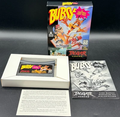 Bubsy Atari Jaguar 64 BIT CIB Complete W/ Manual & Insert Authentic - Image 1 of 4