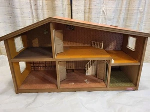 Vintage Lundy Of Sweden Dollhouse 2 Floor Wired - Picture 1 of 15