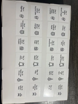 WAX MELTS, 24 DAYS  OF WAX MELTS HOLIDAY CALENDAR, ADVENT CALENDAR, Set 21 - Image 1 of 2