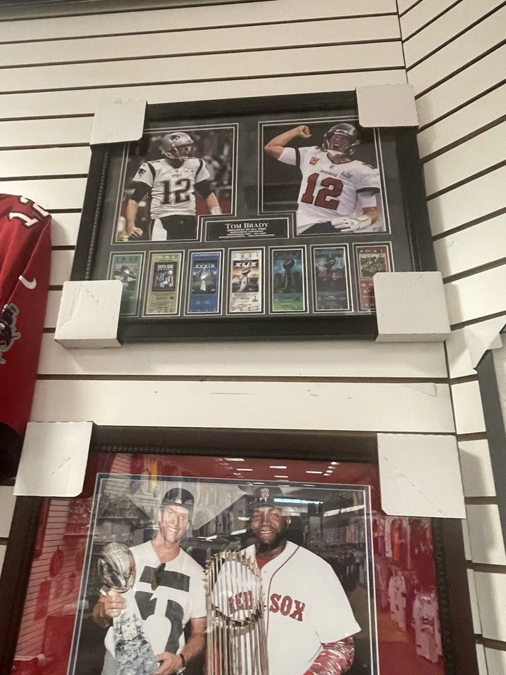 Tom Brady 7 Time Super Bowl Champion Limited Edition Frame. - Image 1 of 2