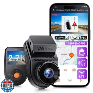 Mini cámara de tablero frontal Vantrue S1 Pro 2,7K, 2,5K@60FPS, STARVIS 2, ADAS, Voice C - Imagen 1 de 5