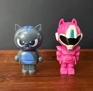 Lote de 2 Minifiguras Minifuerza Super Dino Power Ranger Leo y Lucy 2.25" - Imagen 1 de 6
