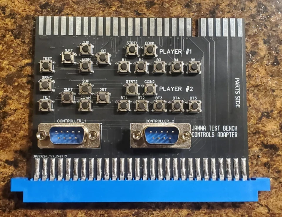 Adaptador de controles de banco de pruebas de PCB Arcade Jamma  Foto 1 de 1
