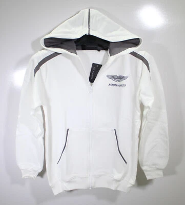 Aston Martin Womens White Hoodie Size 10 Part Number - 704709/10 - Image 1 of 2