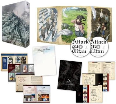 Attack on Titan The Final Season Vol.5 Limited Edition Blu-ray+Booklet Japan NEW Foto 1 de 2