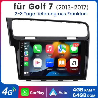 9" Car Radio Stereo USB GPS Navi Android 13 Carplay For VW Golf MK5 MK6 Passt - Bild 1 von 4