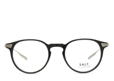 SAL. Anteojos NEGROS REDONDOS Anteojos hechos en JAPÓN RICK BK 48-21-145 Foto 1 de 4