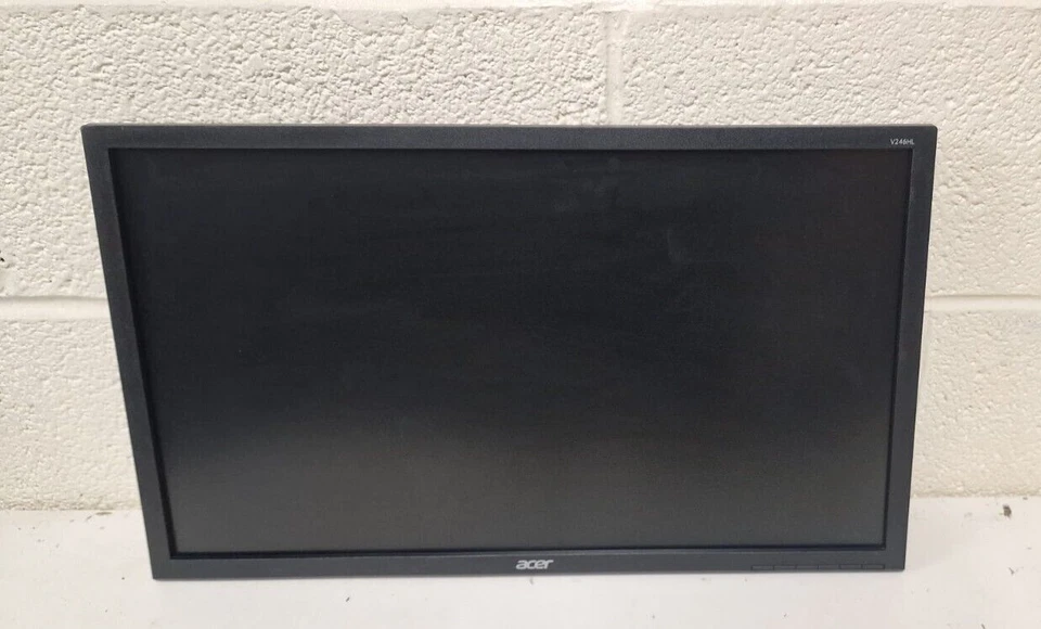 Acer V246HL 24 inch VGA DVI-D 1920x1080 Monitor - NO STAND - Image 1 of 4