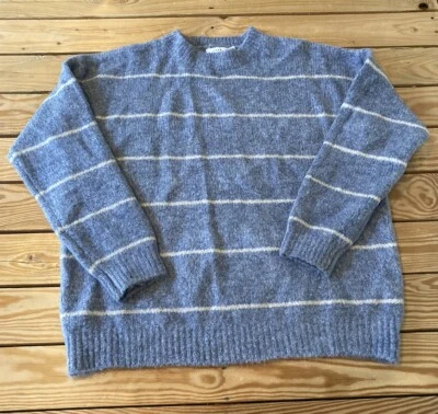Lush Women’s Stripe Sweater size M Blue T9 - Image 1 of 4