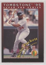 1995 Tombstone Pizza Super-Pro Series Food Issue Kirby Puckett #13 HOF