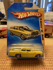 Hot Wheels 2009 New Models 19/42 ‘70 Chevelle SS Wagon Yellow NIP - Picture 1 of 5