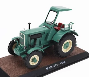 MODELLINO TRATTORE STATICO DIECAST MAN 4T1 1960 GREEN MODELLISMO SCALA 1/32 - Foto 1 di 4