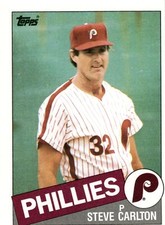 1985 Topps #360 Steve Carlton Great!