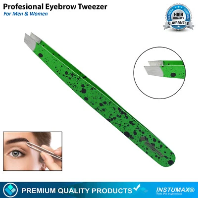 Professional Eyebrow Tweezers Hair Tweezer for Men & Women Slant Tip Precision - Изображение 1 из 4