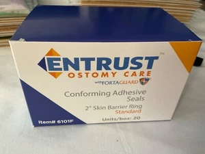 ENTRUST Stoma Care konforme Haftdichtungen 2 Zoll Ablaufdatum 04/27, 20 Dichtungen - Bild 1 von 4