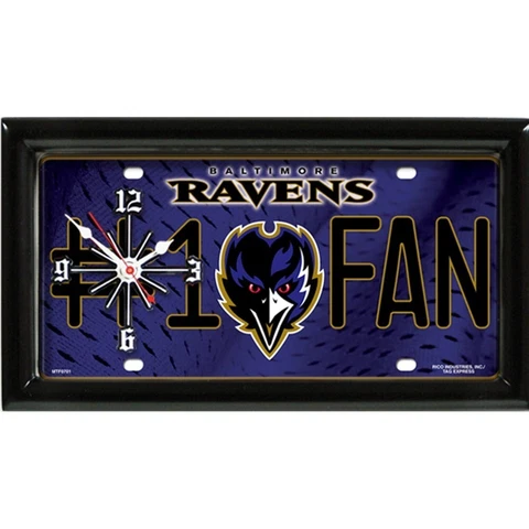NFL Clock - Baltimore Ravens Cover