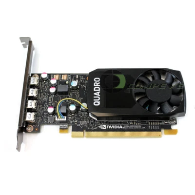 HP nVidia Quadro P620 2GB PCIE x16 4 x Mini DP L11436-001 L21968-001 Video Card - Image 1 of 2