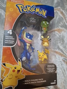Pokemon Greninja, Pikachu, Dedenne & Zygarde 3-Inch Figure 4-Pack - Picture 1 of 8