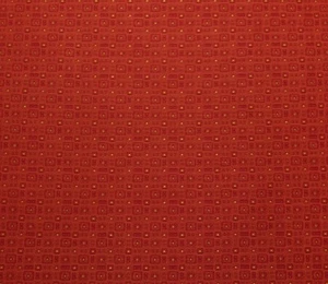 CRYPTON TOWN SQUARE CHILI ROT GEOMETRISCH JACQUARD STOFF YARD 59"W - Bild 1 von 5