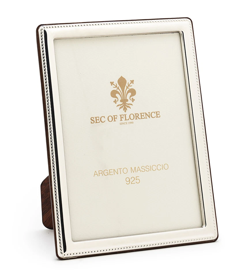 Marco de fotos de plata de ley 925 maciza de 7"x5"* 7379/13×18 EE. UU. Foto 1 de 4