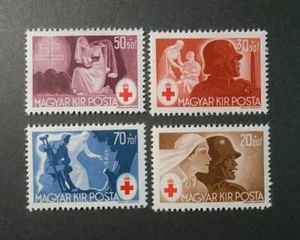 UNGARN GERMANY 1941 2WW " ROTES KREUZ " 4 Werte kpl SET POSTFRISCH ** - Bild 1 von 1