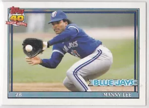 M) 1991 Topps Baseball Trading Card - Manny Lee #297 - Picture 1 of 2