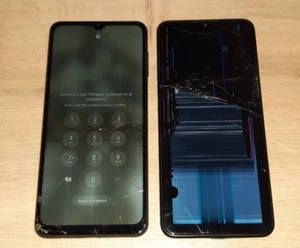SAMSUNG GALAXY A12 + TCL 6102H - LOT - HS - A PREPARER - Pour Pièces - Photo 1/20