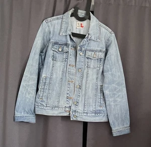 Juniors Size L Old Navy denim jean jacket - Picture 1 of 3