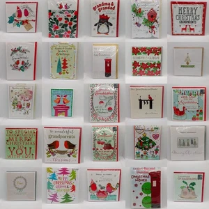Grandparents Christmas Cards Choice of 53 Designs xmas greetings Grandma Grandad - Picture 1 of 122