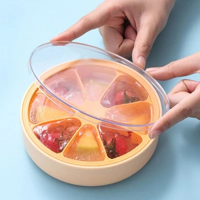  Eisboxform Baby Kleiner Eiswürfelbehälter Mit Deckel Eiswürfelbereiter - Bild 1 von 4