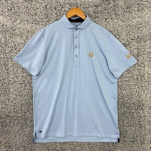 Greyson Shirt Mens Large Blue Polo Golf Performance Stretch Wicking Preppy L - Picture 1 of 12