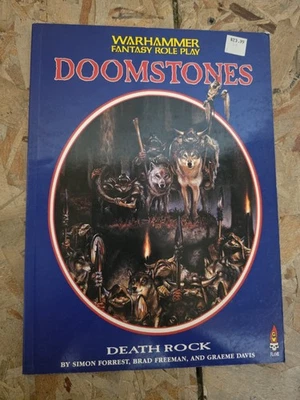 CAMPAÑA DEATH ROCK DOOMSTONES WARHAMMER FANTASÍA JUEGOS DE ROL TALLER 1990 Foto 1 de 2