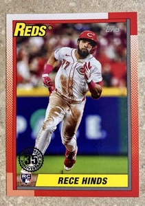 2025 Topps Series 1  RECE HINDS  1990 Topps  RC  #T90-56 - Picture 1 of 2