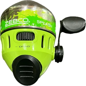 ZEBCO SPLASH Green Spincast Reel 3.4:1 Gear Ratio 1 BB 10 lb test line - Picture 1 of 8