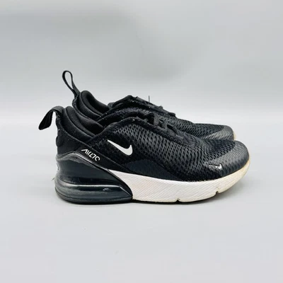Nike Shoes Kids Boys 11c Black White Air Max 270 Mesh Running Athletic Sneakers - Image 1 of 4