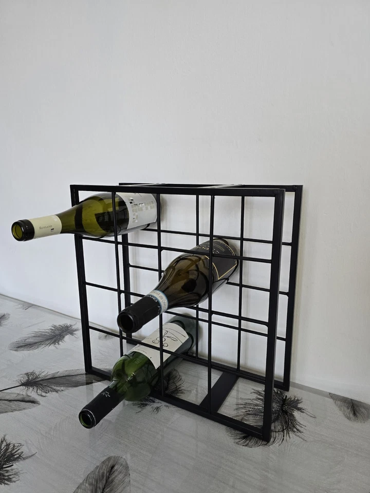 Portabottiglie vino espositore in ferro - Immagine 1 di 3