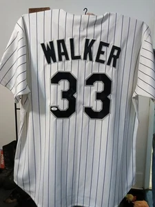 Autographed Jersey Colorado Rockies Larry Walker MLB JSA Certified - Picture 1 of 4