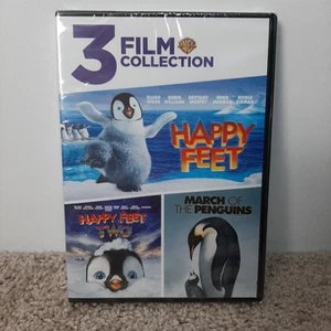 NEW Happy Feet/Happy Feet 2/March of the Penguins (DVD) (Triple Feature) - Picture 1 of 2
