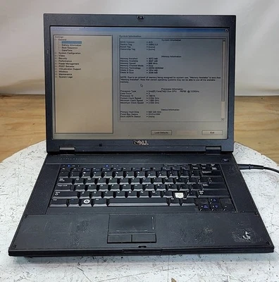 Portátil Dell Latitude E5500 Intel CORE2 DUO P8700 3 GB 500 GB VER NOTAS Foto 1 de 4