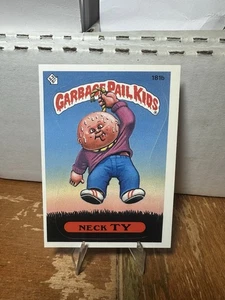 1986 Garbage Pail Kids series 5 Neck Ty 181b two ** GPK OS5 NM or better - Picture 1 of 2