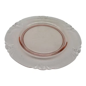 Vintage Heisey Glass Pink Depression Glass Platter 11.75” “H” In Diamond - Picture 1 of 14