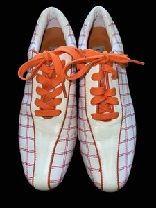 Foot Joy Lopro Damengröße 8 Golfschuhe 97222 pink und weiß - Bild 1 von 5