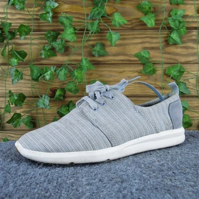 Zapatilla deportiva TOMS para mujer tela gris talla 7,5 mediana ligeramente usada 2025 Foto 1 de 4