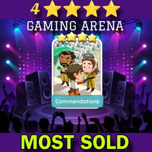 1 X Commendations Set 11 4 ⭐ (Sticker-Mono_poly_Go) - Picture 1 of 1