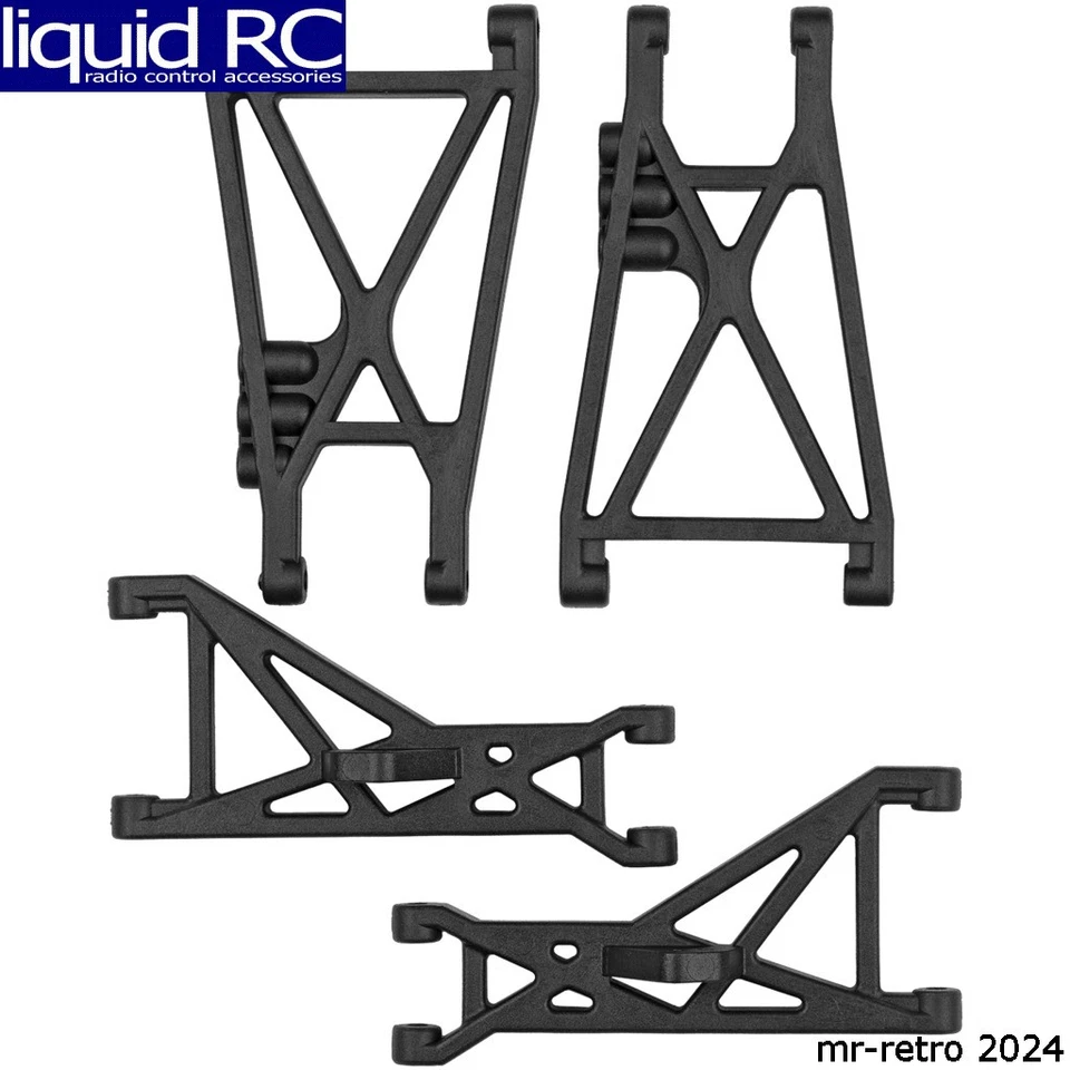 Associated 7815 RC10T Front and Rear Suspension Arms Black - Image 1 of 1