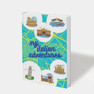 My Italian Adventures 8 Week Travel Hard Cover Journal Brand New - Picture 1 of 11