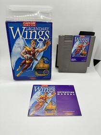 Legendary Wings (Nintendo , 1988) NES CIB Complete Authentic - Tested Rare!