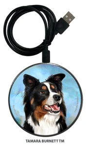 Zoomies Phone and Device Charger - Tri Border Collie - Picture 1 of 1