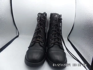 NEU DAMEN SCHWARZ WAAGE SCHNEESTIEFEL REISSVERSCHLUSS & SPITZE STABILER KOMFORT KLONDIKE Größe 6 - Bild 1 von 4